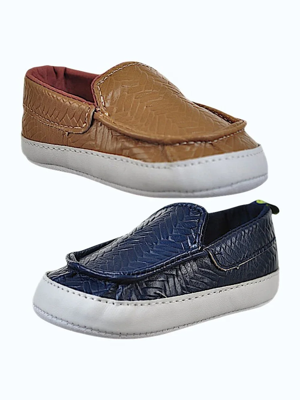 2 NWT First Steps by Stepping Stones Baby Moccasin Loafers Shoes 4 (9–12 Month)
